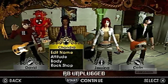 rock band unplugged psp