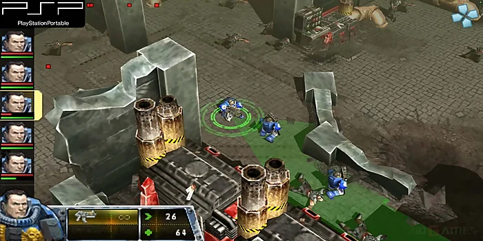 warhammer 40 000 – squad command psp